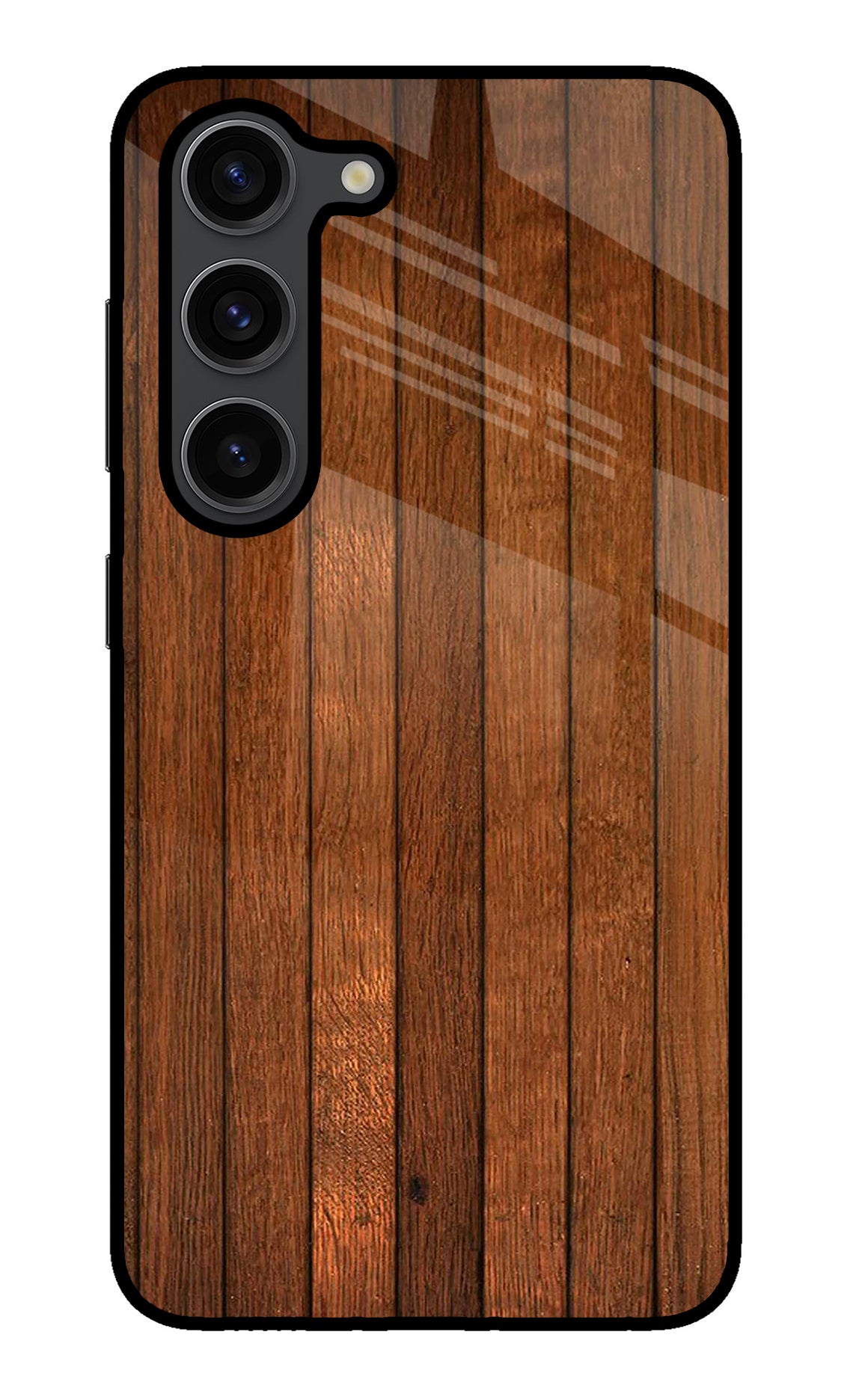 Wooden Artwork Bands Samsung S23 Plus Back Cover