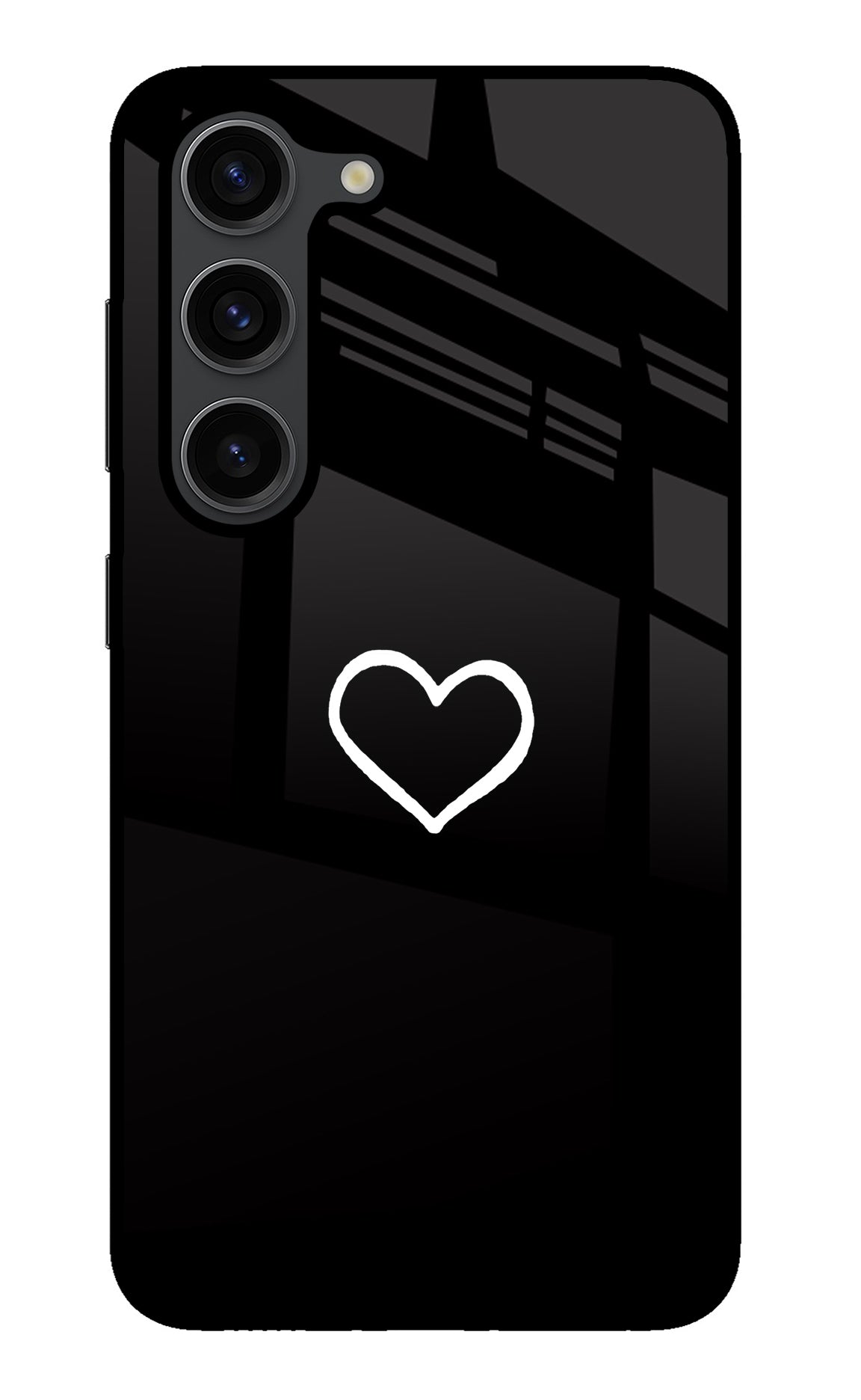 Heart Samsung S23 Plus Glass Case