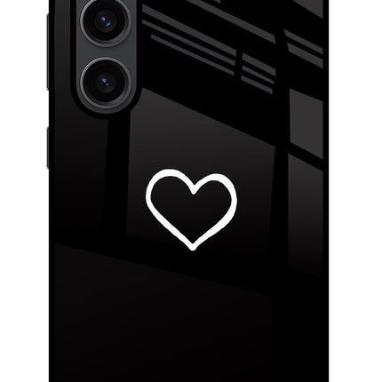 Heart Samsung S23 Plus Glass Case Back Cover by Casekaro