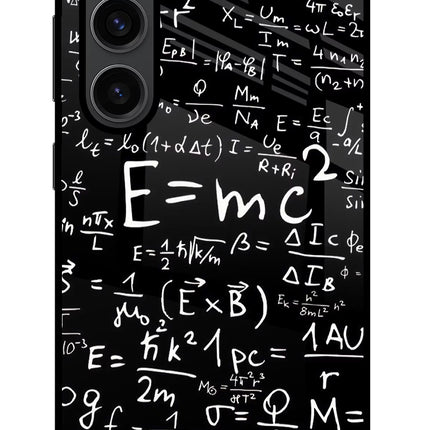 Physics Formula Samsung S23 Plus Glass Case Back Cover by Casekaro