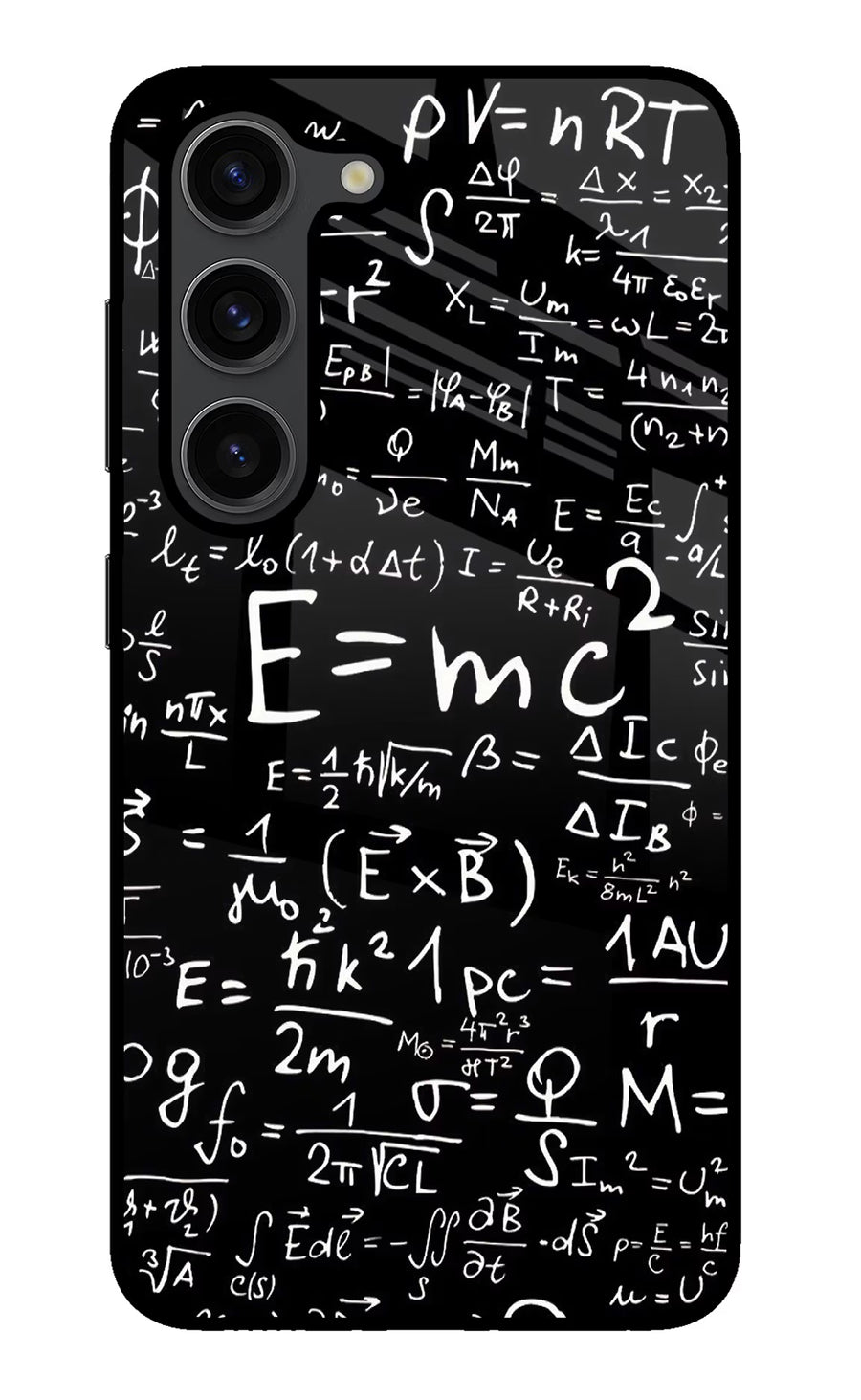 Physics Formula Samsung S23 Plus Back Cover, Glass case