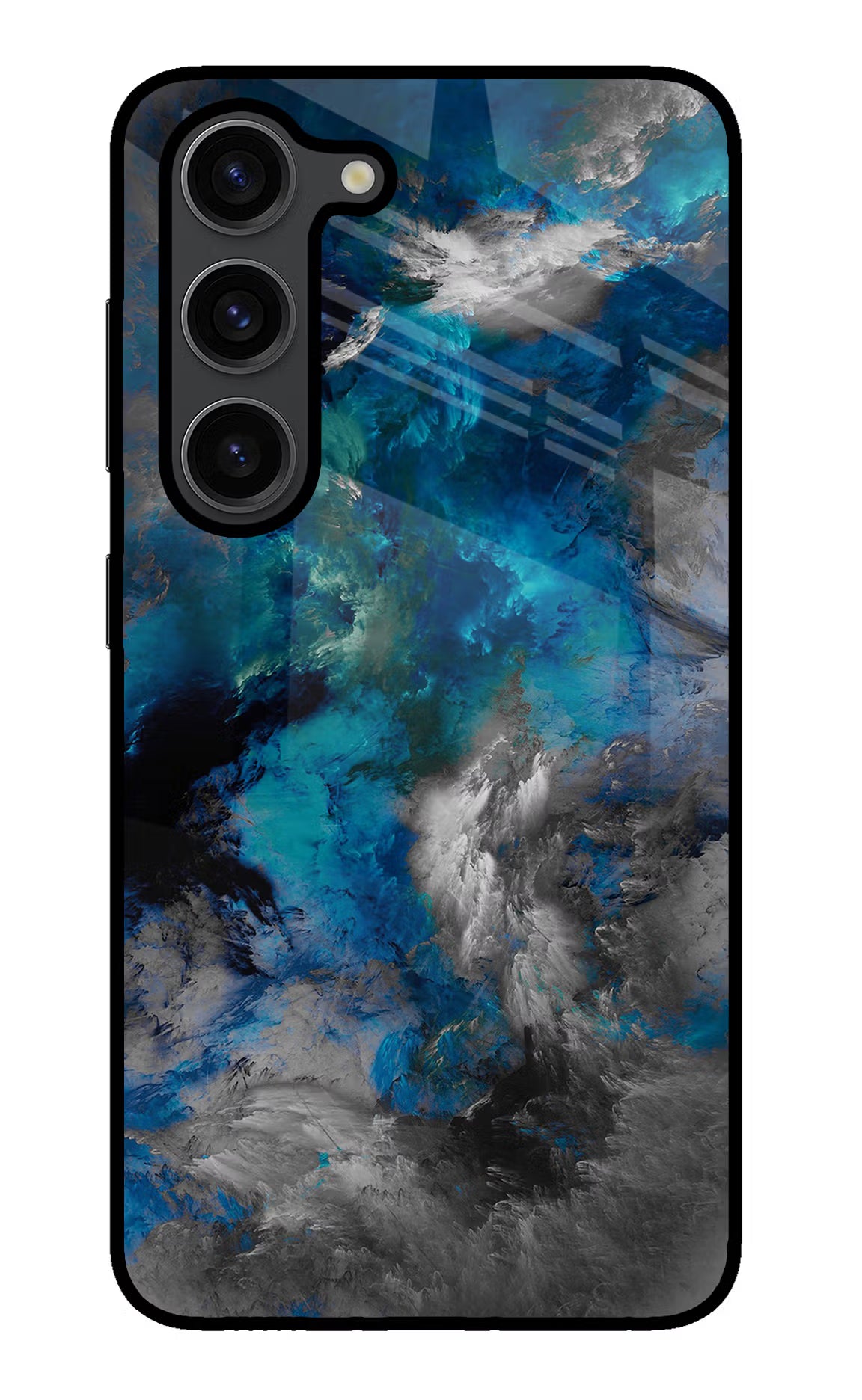Artwork Samsung S23 Plus Glass Case Back Cover by Casekaro