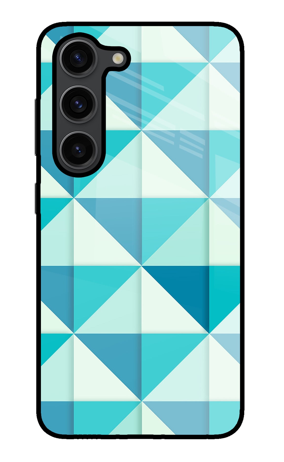 Abstract Samsung S23 Plus Glass Case