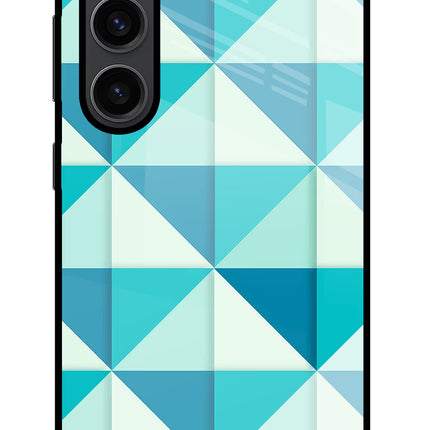 Abstract Samsung S23 Plus Glass Case Back Cover by Casekaro