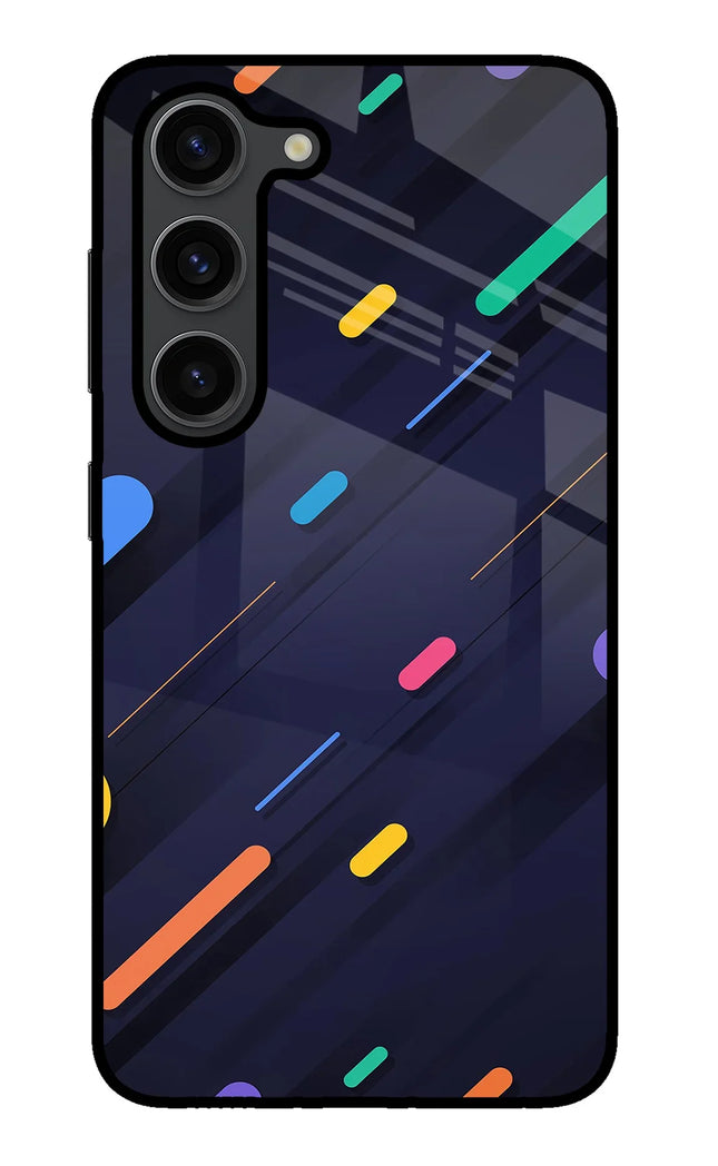 Abstract Design Samsung S23 Plus Glass Case