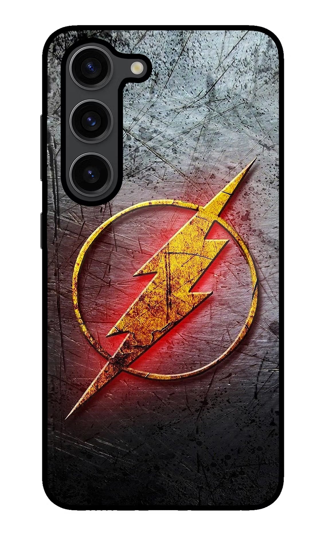 Flash Samsung S23 Plus Glass Case Back Cover by Casekaro