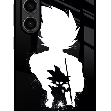 Goku Shadow Samsung S23 Plus Glass Case Back Cover by Casekaro