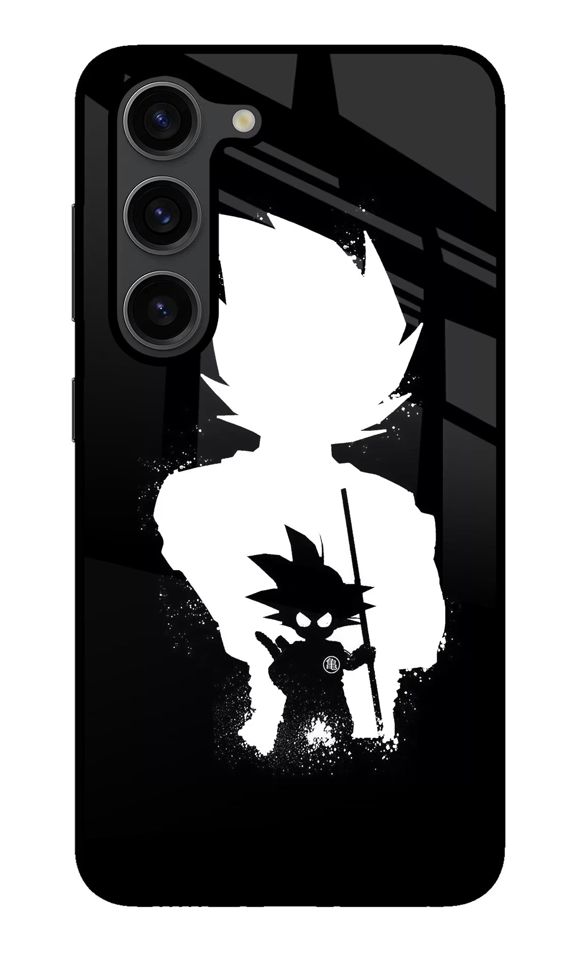 Goku Shadow Samsung S23 Plus Glass Case Back Cover by Casekaro