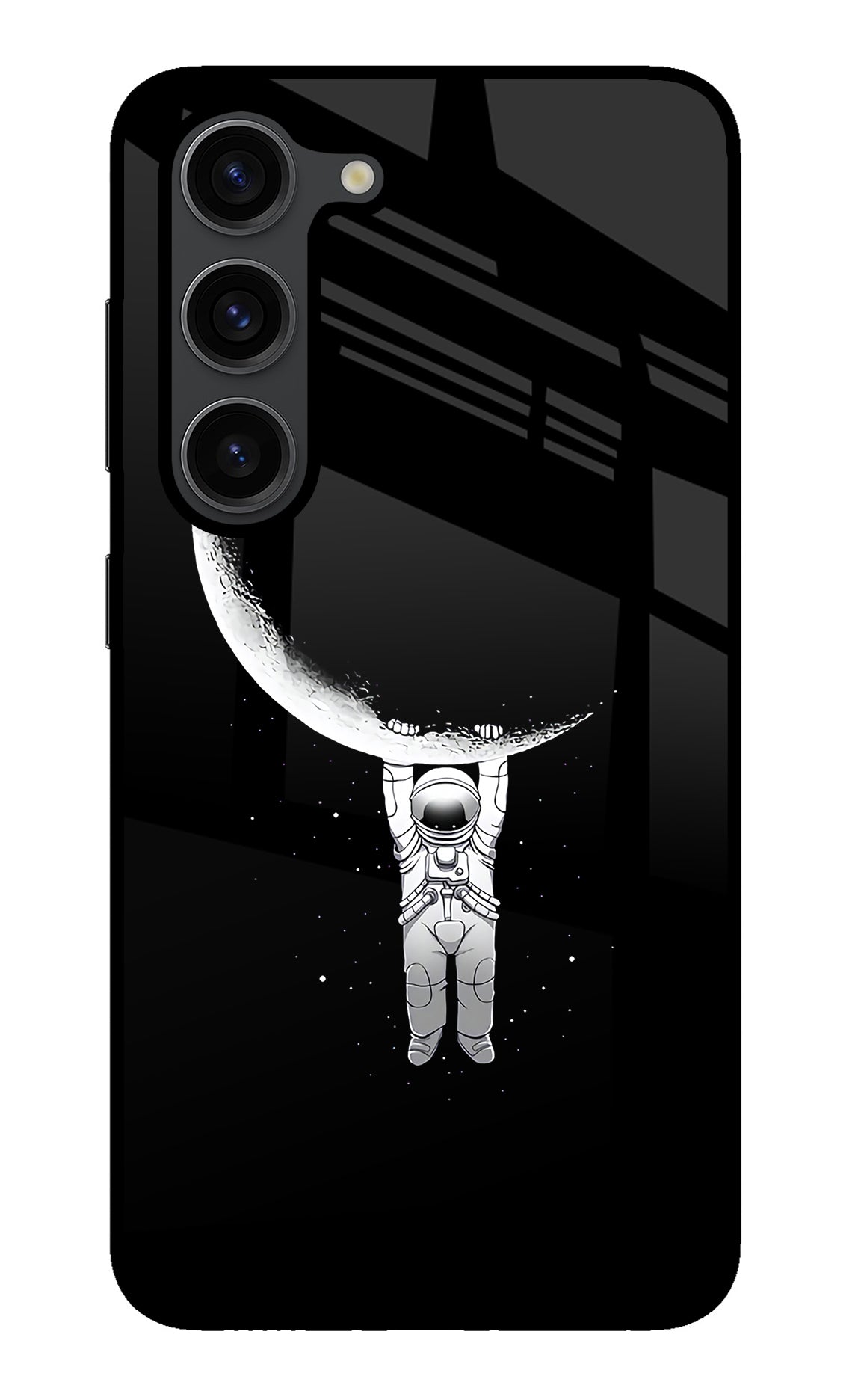 Moon Space Samsung S23 Plus Glass Case