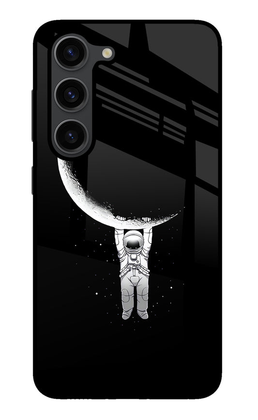 Moon Space Samsung S23 Plus Glass Case