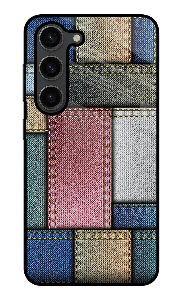 Multicolor Jeans Samsung S23 Plus Glass Case