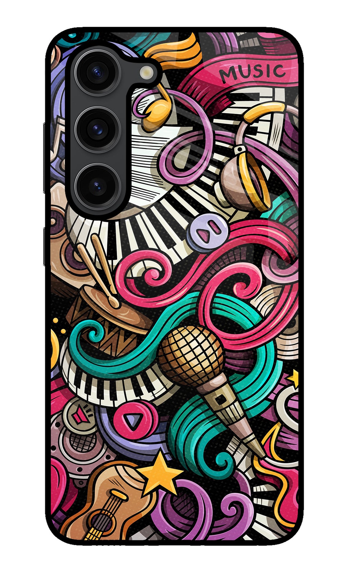 Music Abstract Samsung S23 Plus Back Cover