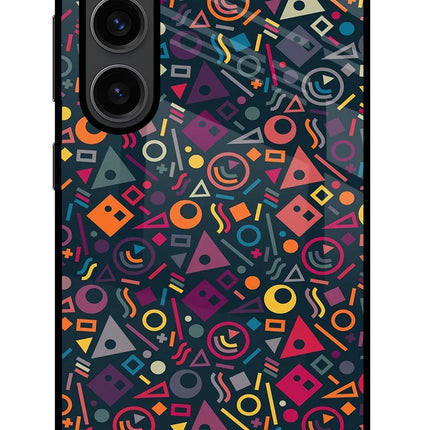 Geometric Abstract Samsung S23 Plus Glass Case