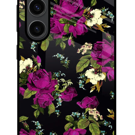Flowers Samsung S23 Plus Glass Case