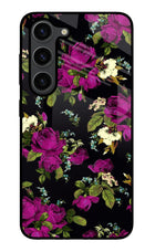 Flowers Samsung S23 Plus Glass Case