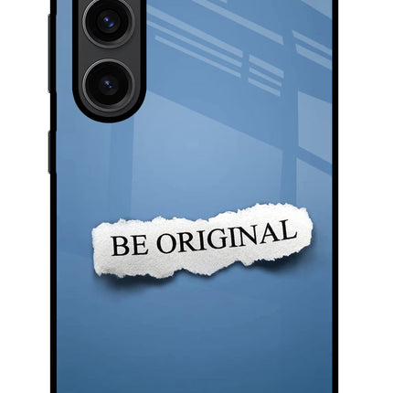 Be Original Samsung S23 Plus Glass Case Back Cover by Casekaro