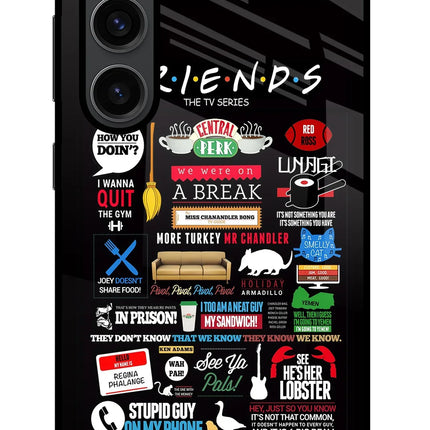 FRIENDS Samsung S23 Plus Glass Case