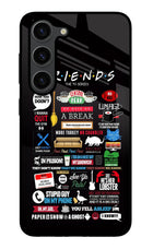 FRIENDS Samsung S23 Plus Glass Case