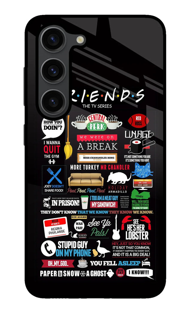 FRIENDS Samsung S23 Plus Glass Case