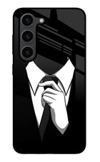 Black Tie Samsung S23 Plus Glass Case