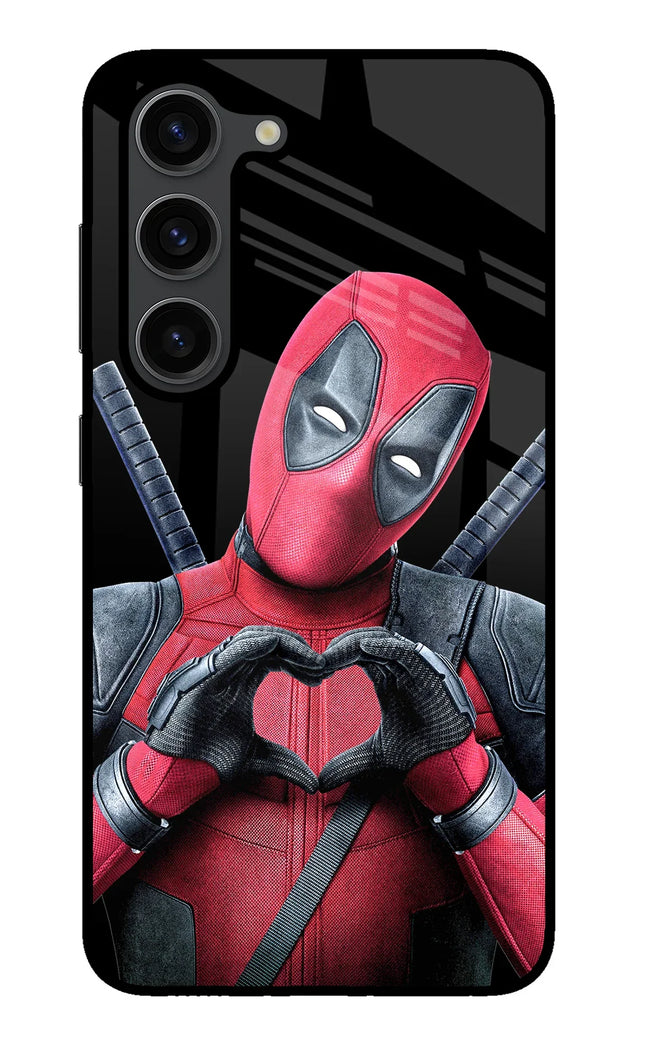 Deadpool Samsung S23 Plus Glass Case