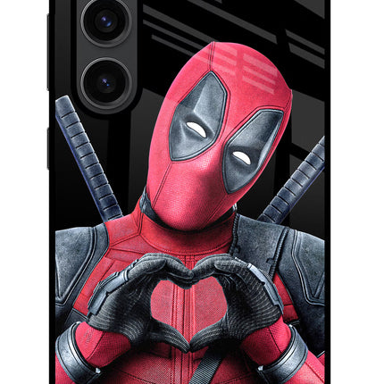 Deadpool Samsung S23 Plus Glass Case Back Cover by Casekaro