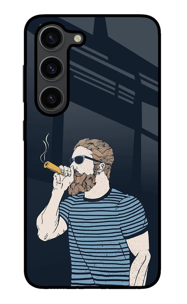 Smoking Samsung S23 Plus Glass Case