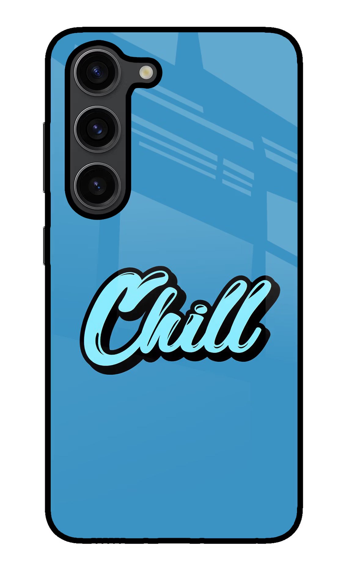 Chill Samsung S23 Plus Glass Case Back Cover by Casekaro