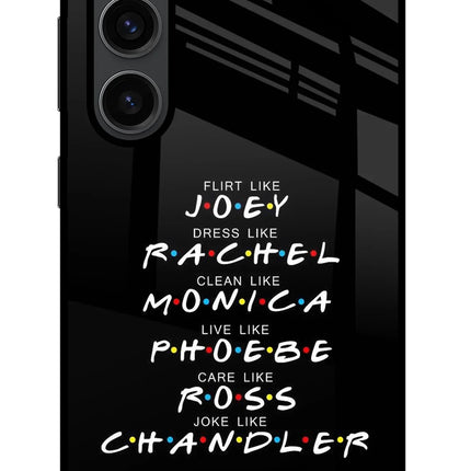 FRIENDS Character Samsung S23 Plus Glass Case