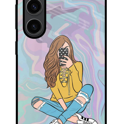 Selfie Girl Samsung S23 Plus Glass Case