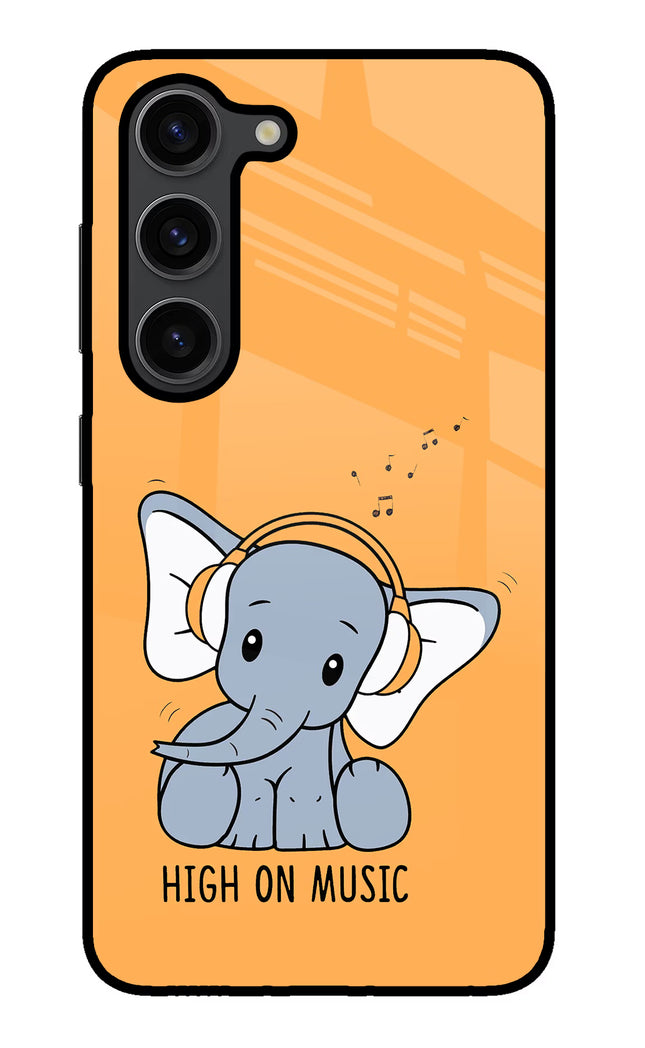 High On Music Samsung S23 Plus Glass Case