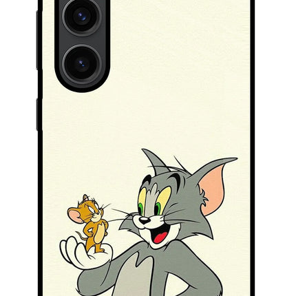 Tom & Jerry Samsung S23 Plus Glass Case