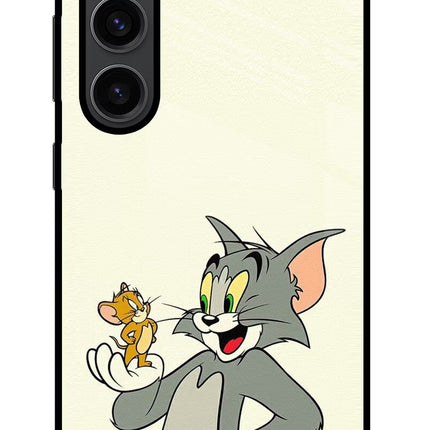 Tom & Jerry Samsung S23 Plus Glass Case Back Cover by Casekaro