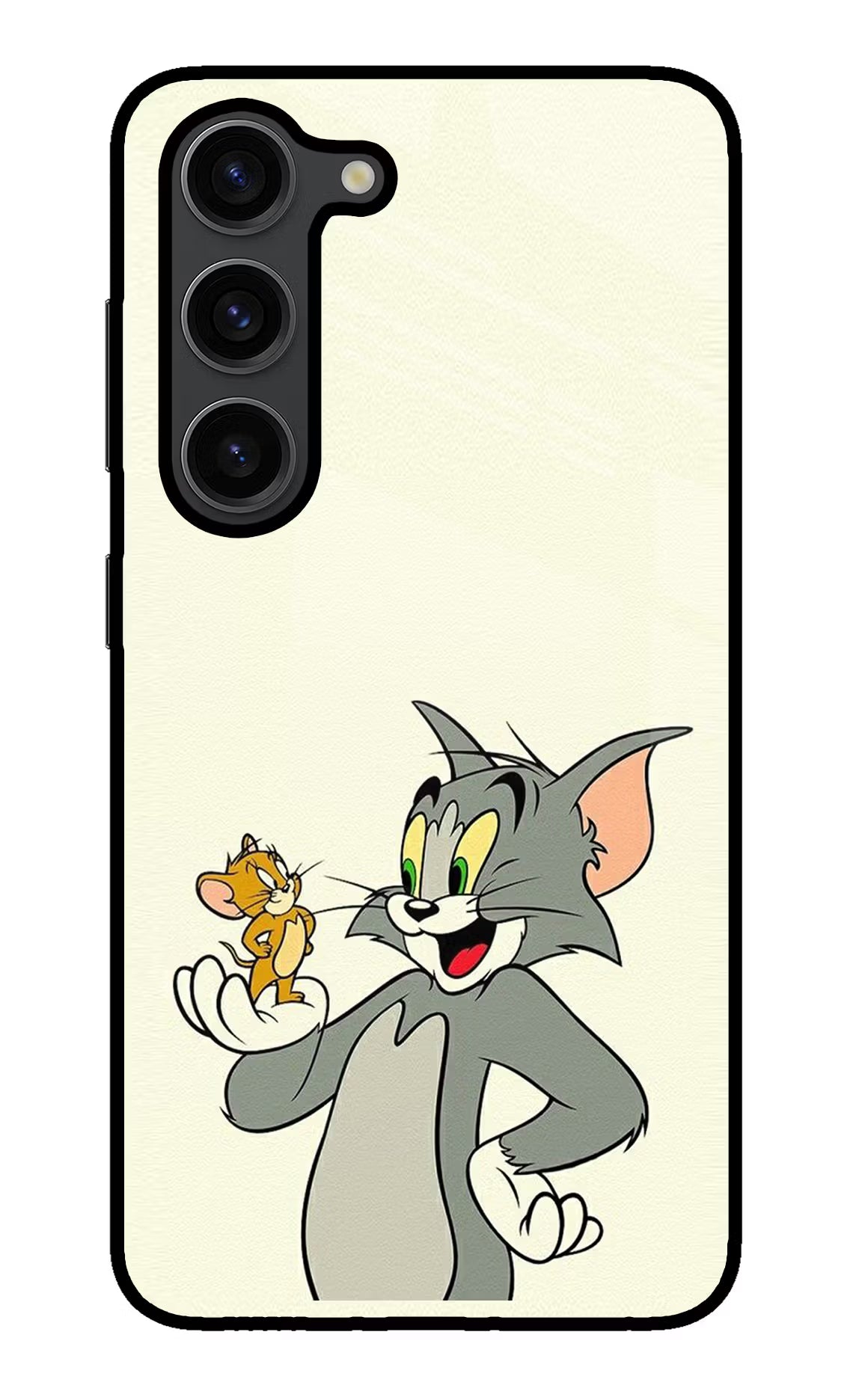 Tom & Jerry Samsung S23 Plus Glass Case Back Cover by Casekaro
