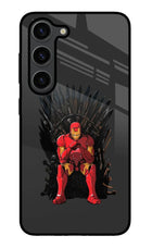 Ironman Throne Samsung S23 Plus Glass Case