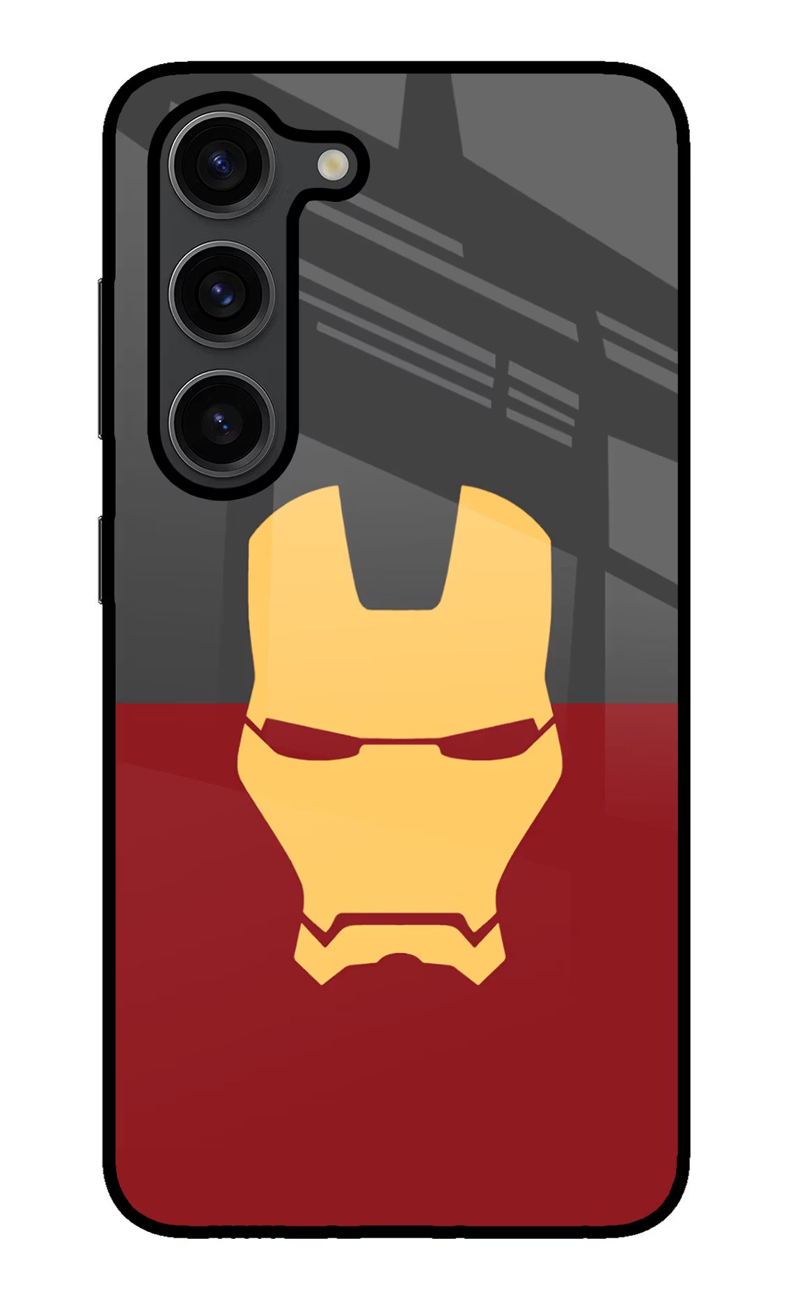 Ironman Samsung S23 Plus Glass Case Back Cover by Casekaro