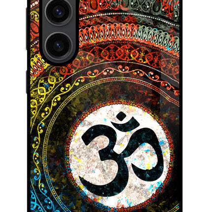 Om Cultural Samsung S23 Plus Glass Case Back Cover by Casekaro