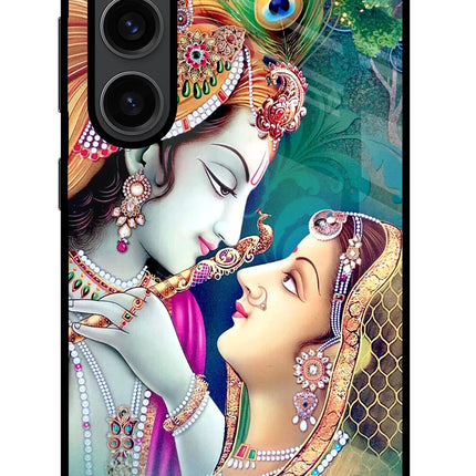Lord Radha Krishna Samsung S23 Plus Glass Case