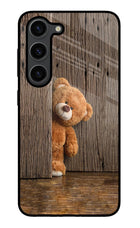 Teddy Wooden Samsung S23 Plus Glass Case