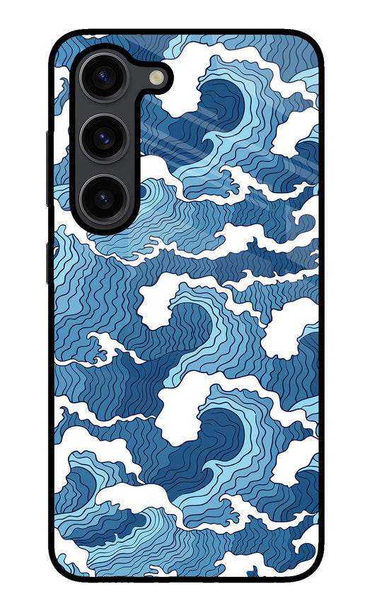 Blue Waves Samsung S23 Plus Glass Case