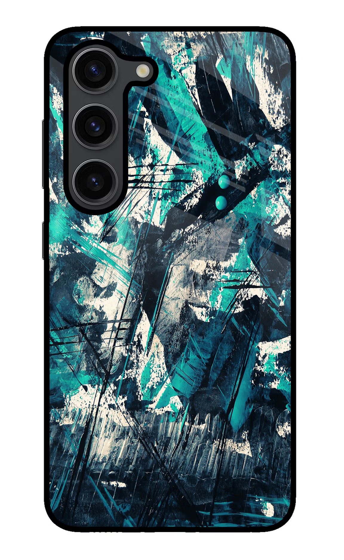 Artwork Samsung S23 Plus Glass Case Back Cover by Casekaro