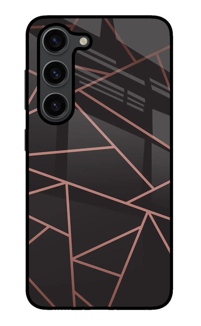 Geometric Pattern Samsung S23 Plus Glass Case