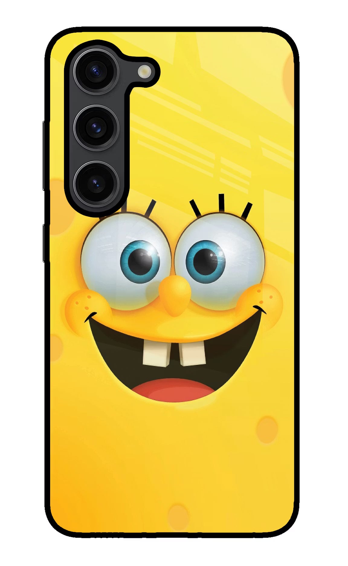Sponge 1 Samsung S23 Plus Glass Case Back Cover by Casekaro