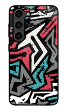 Geometric Graffiti Samsung S23 Plus Glass Case