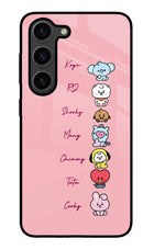 BTS names Samsung S23 Plus Glass Case