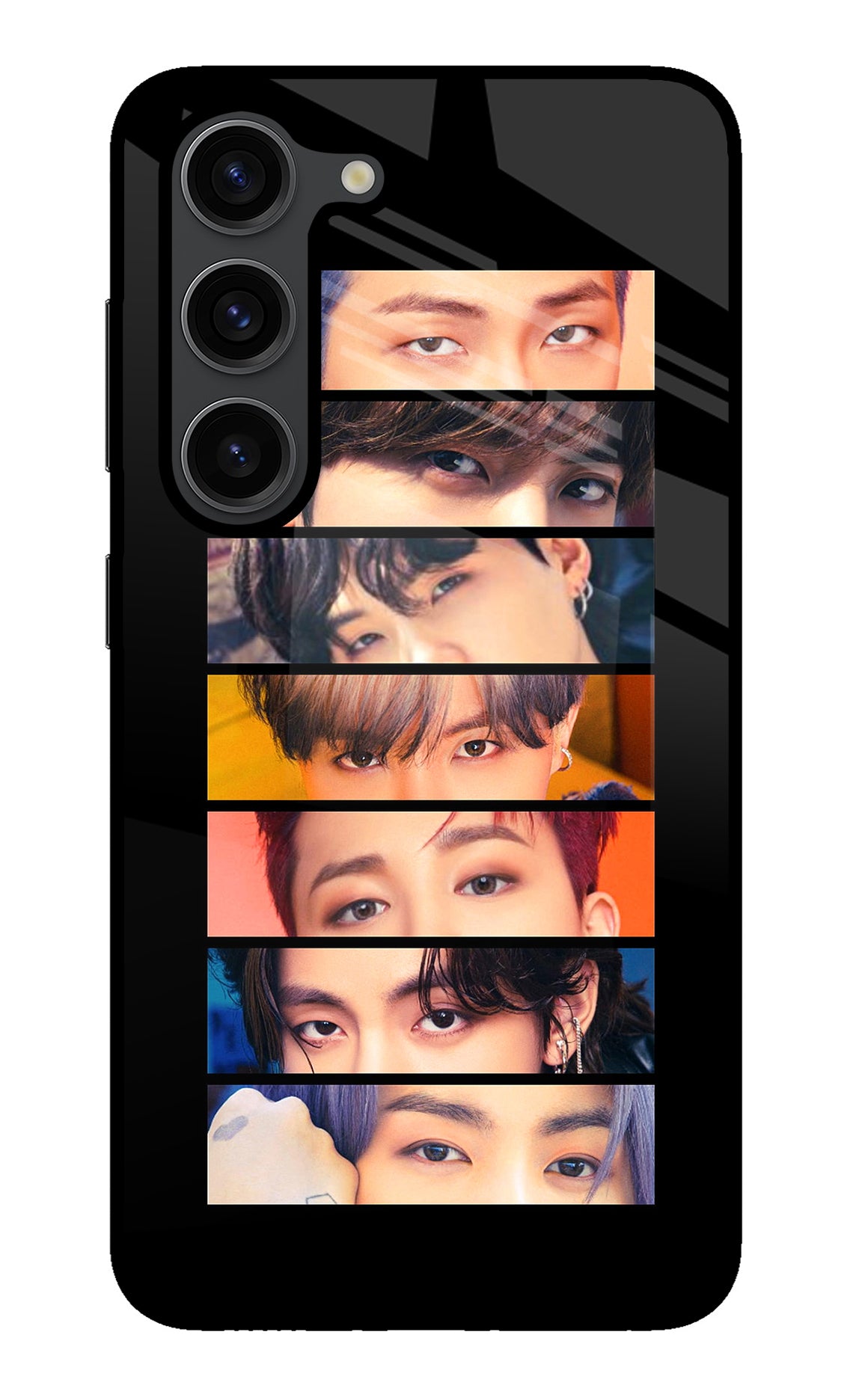 BTS Eyes Samsung S23 Plus Glass Case