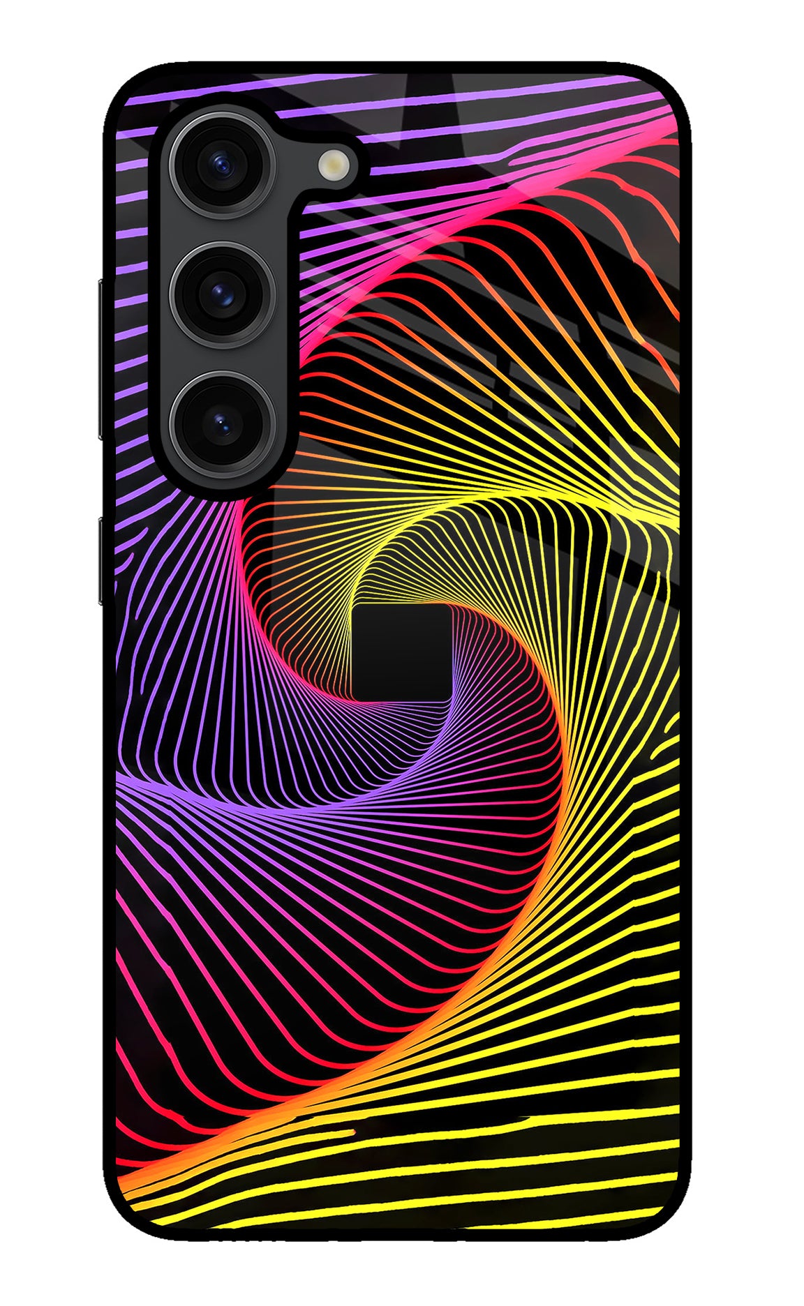 Colorful Strings Samsung S23 Plus Glass Case