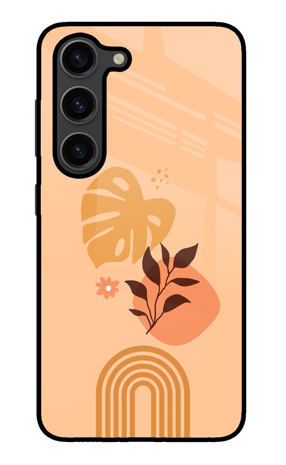 Bohemian Art Samsung S23 Plus Glass Case Back Cover by Casekaro
