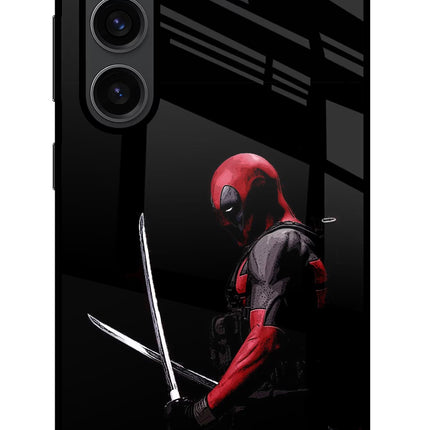 Deadpool Samsung S23 Plus Glass Case Back Cover by Casekaro