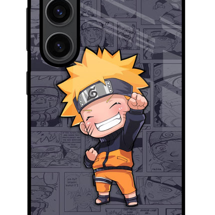 Chota Naruto Samsung S23 Plus Glass Case Back Cover by Casekaro